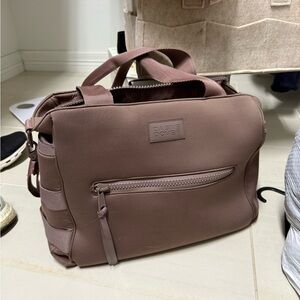 Dagne Dover Brown Baby Bag with Structured Design